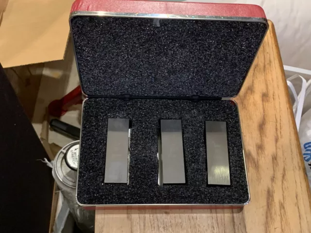 Weber / Starrett 3" Gage Blocks - Set of 3