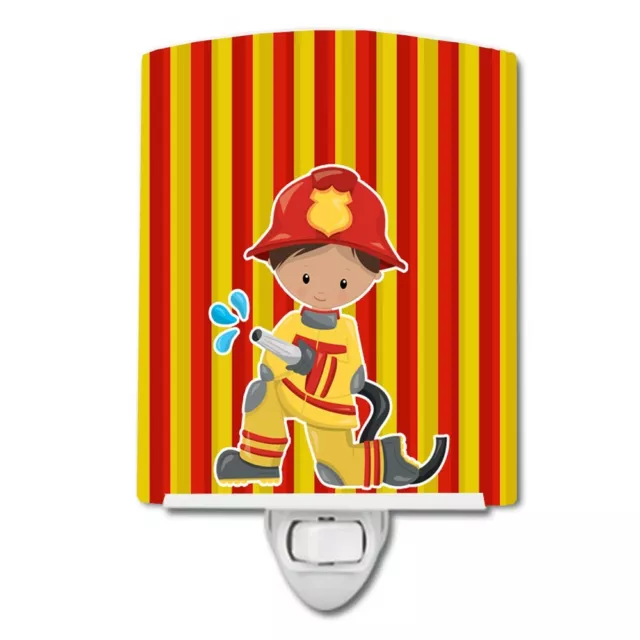 Carolines Treasures Fireman Boy Ceramic Night Light