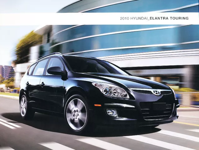 2010 Hyundai Elantra Touring Original Car Sales Brochure Catalog