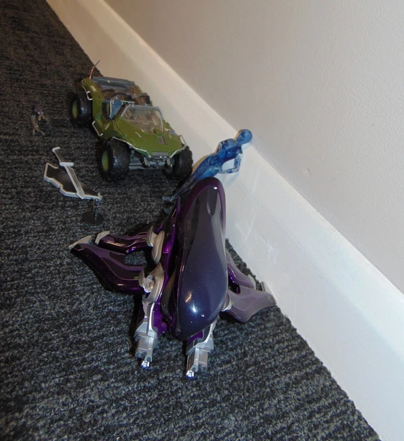 HALO 4 UNSC Warthog Jeep + Banshee Army Vehicle 2012 Jada Toys