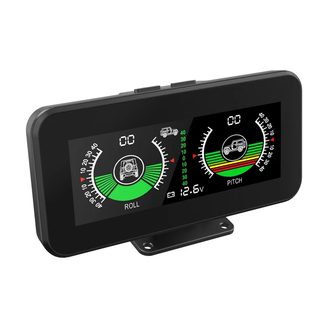 CAR DIGITAL INCLINOMETER Gauge Pitch and Roll Meter for 4x4 Truck ATV