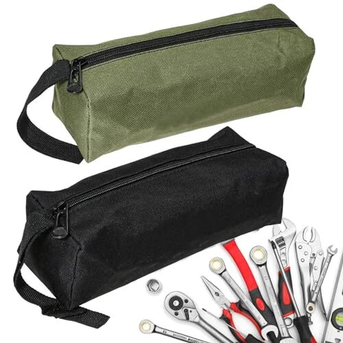 Tool Pouch Bag 2 Packs Canvas Tool Pouch,Multi-Purpose Tool Bags
