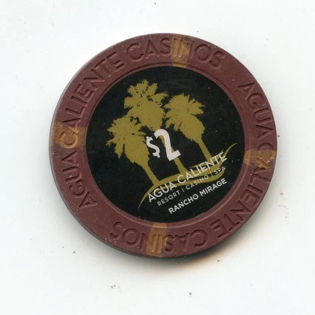 2.00 Chip from the Agua Caliente Casino Rancho Mirage California