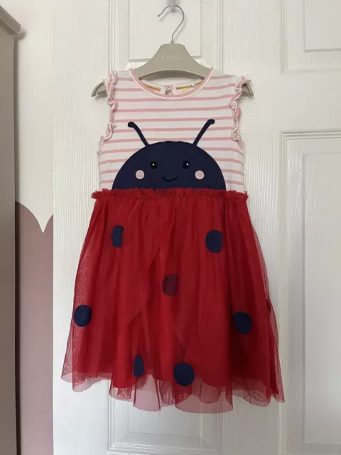 Mini Boden Girls Ladybird Tulle Dress 🐞 Age 3-4 Years