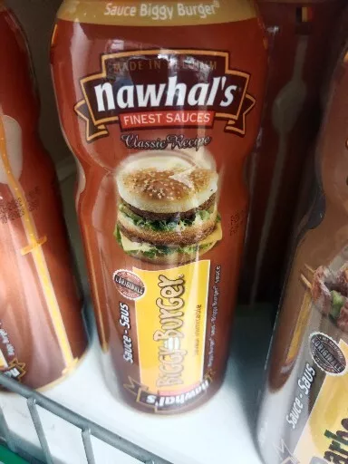 1x Nawhal's Algerian Sauce & 1x Biggy Burger Sauce, - 500g Algerienne