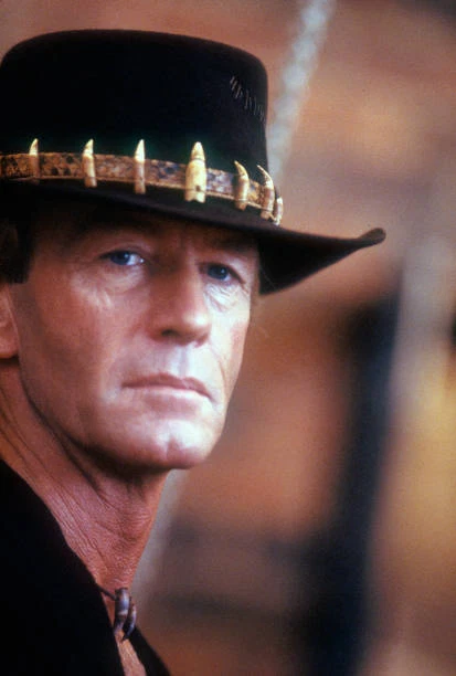 AUSTRALIAN ACTOR PAUL Hogan filming Crocodile Dundee II in 1987 - Old ...
