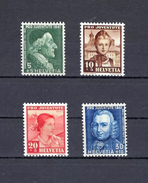 Schweiz/Suisse 1941: Pro Juventute - Trachten */MLH; Mi.-Nr.  399-02