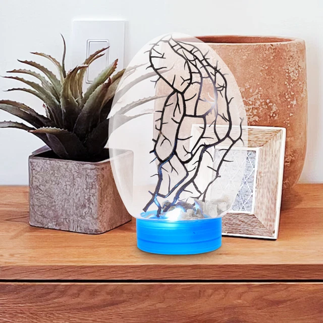 Practical Small Fish Tank Ecosphere Closed Ecosystem LED Revolving Base Aquarium