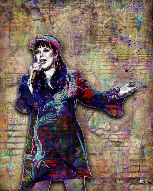 Ann Wilson of Heart 16x20in Poster  Heart Tribute Print Free Shipping US