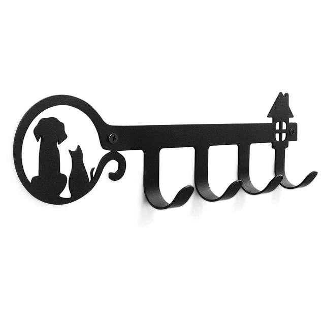4 Hooks Wall Mount Bag Towel Rack Hanger Holder Coat Robe Hat Clothes Organizer 3
