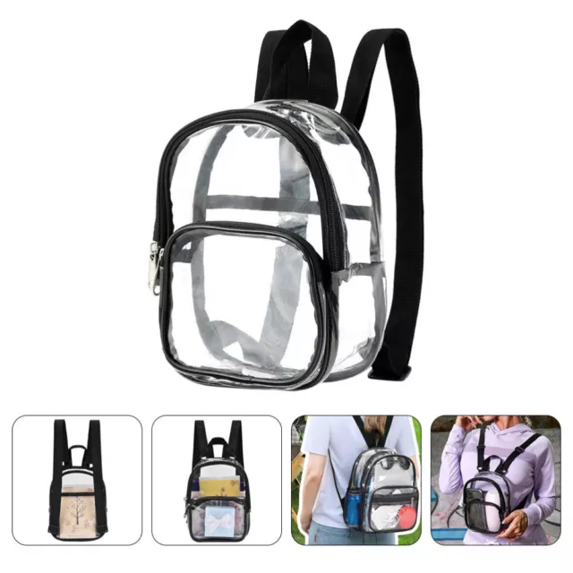 Small Concert Bag Transparent Backpack Laptop Backpack Women Universal