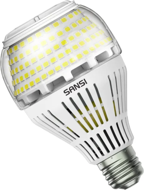 SANSI 500W Äquiv LED Leuchtmittel Glühbirne Baustrahler 5000lm Kaltweiß E27 CE