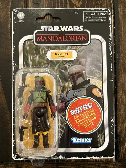 Star Wars Retro Collection The Mandalorian Boba Fett ( Morak ) 3.75" Figure New