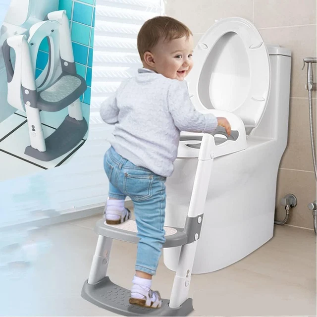 POTTY TRAINING TOILET Seat for Kids with Step Stool Ladder, Toddler