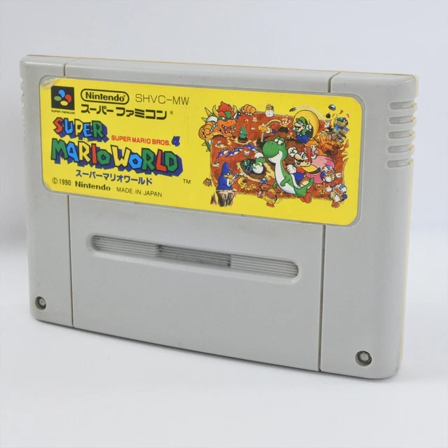 SUPER FAMICOM SUPER MARIO WORLD bros 4 Cartridge Only Nintendo sfc £5. ...