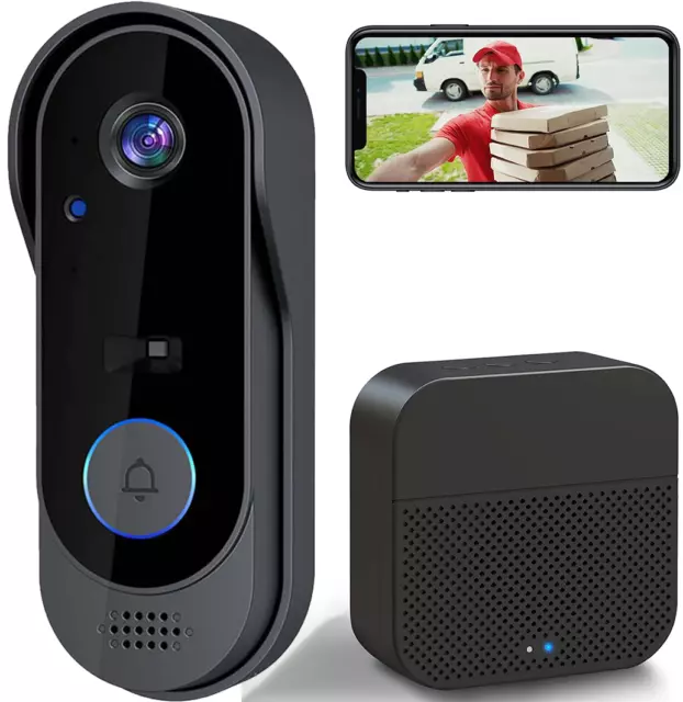 Wireless WiFi Video Smart Doorbell Phone Security Camera Door Bell Ring Intercom