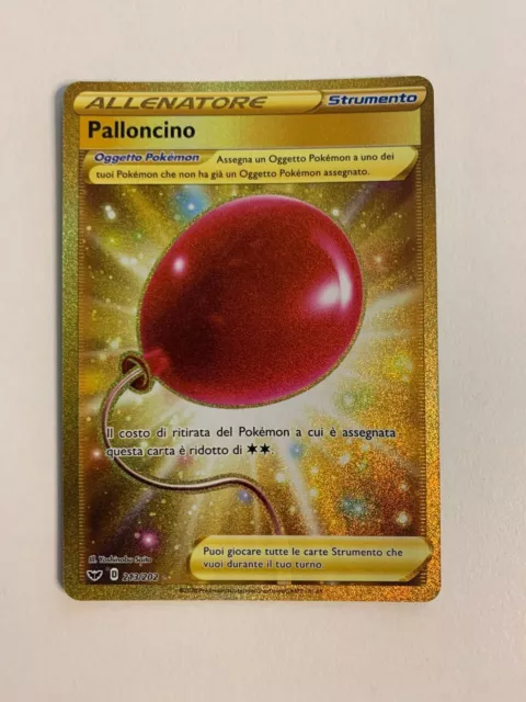 PALLONCINO GOLD CARTA Pokemon Set Spada E Scudo EUR 29,00 - PicClick IT