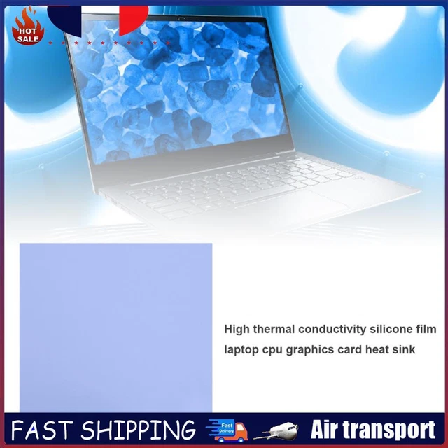 HOT ADHESIVE CONDUCTIVE Heatsink Sheet CPU Graphics Grease Thermal Pad (1.0mm) EUR 3,95