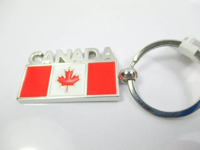 Canada Flagge Ahornblatt Metall Schlüsselanhänger Souvenir Keychain Kanada (391)