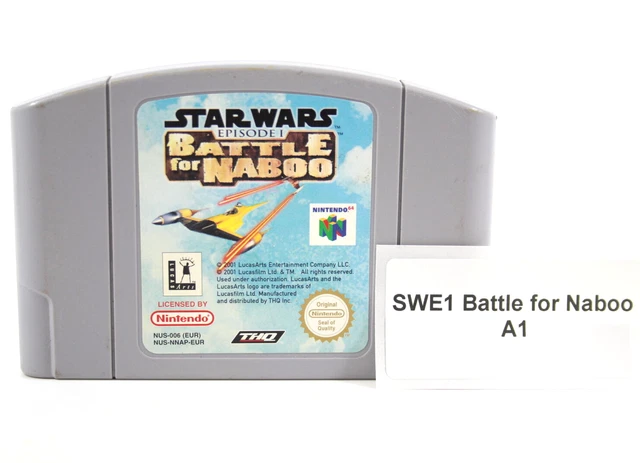 Star wars episode 1 battle for naboo n64 cheap