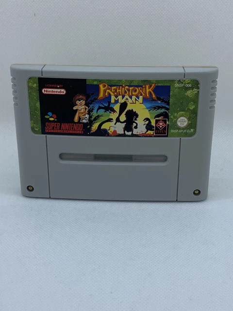 nintendo snes super nes Prehistorik Man