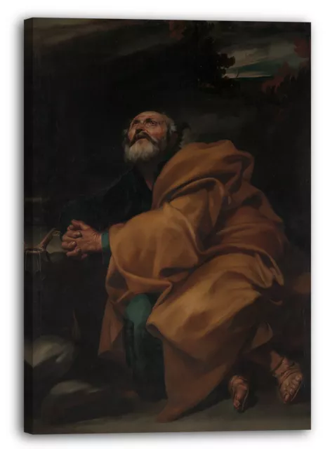 Kunstdruck Jusepe de Ribera - Die Tränen des heiligen Petrus