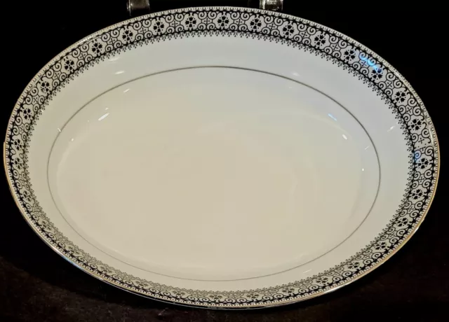 Noritake Segovia Oval Vegetable Bowl 9 3/4"