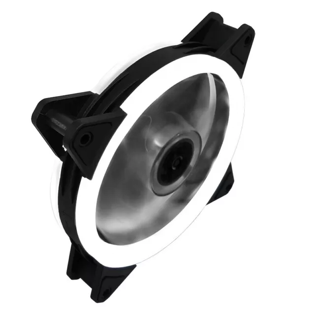 120mm RGB Computer Case Fans, 4pin/3pin PWM PC Double Diaphragm Cooling