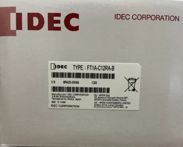 1pcs New  IDEC FT1A-C12RA-B  Touch Screen