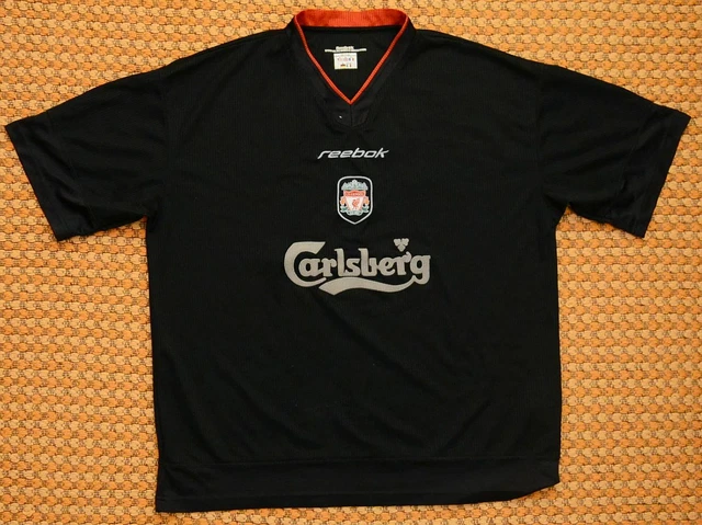 LIVERPOOL FC, VINTAGE Training Football Shirt by Reebok - Adult XL £34. ...