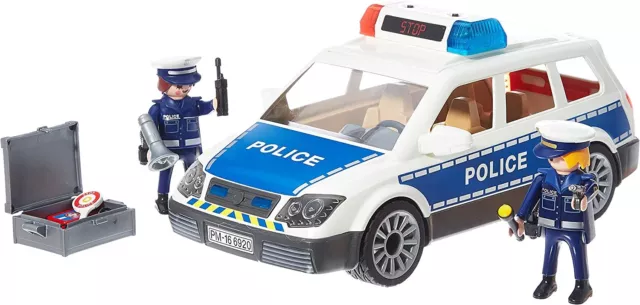 PLAYMOBIL City Action 6873 Polizei-Einsatzwagen mit Licht- und Soundeffekten, Ab