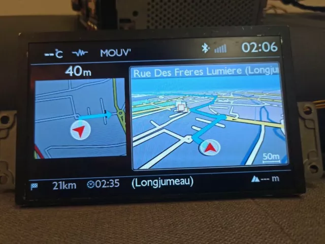 Ecran Lcd Afficheur Multimidia De Gps Navigation Peugeot Citroen C3 Ds3 C5 Rt6