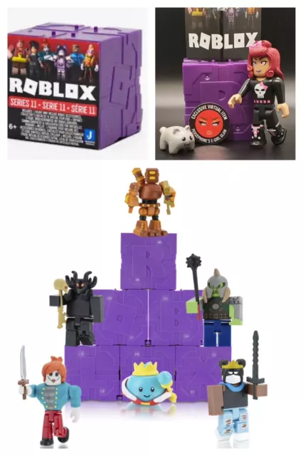  Roblox Action Collection - Series 11 Mystery Action Figure  Collect All 24! (Includes Exclusive Virtual Item) (2 Pack) : Toys & Games