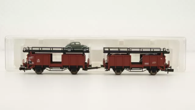 Fleischmann N Autotransportwagen-Set DB