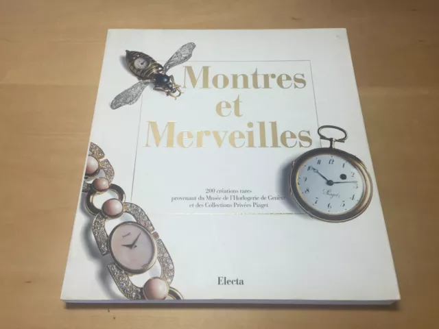 Book Livre MONTRES ET MERVEILLES - Collections Privées Piaget - French & English