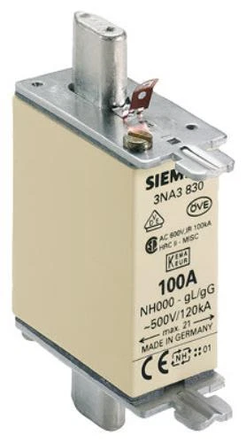 Siemens Insert Fusible 3NA3 830 500V