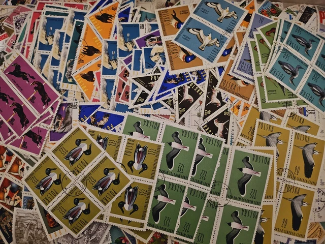 1 Kilo Briefmarken Polen gestempelte Werte Tausende Marken Tolles Lot !!!  H247