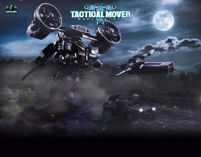 Takaratomy Diaclone Reboot TACTICAL MOVER TM-14 GARUDA VERSAULTER <GYROLIFTER UN