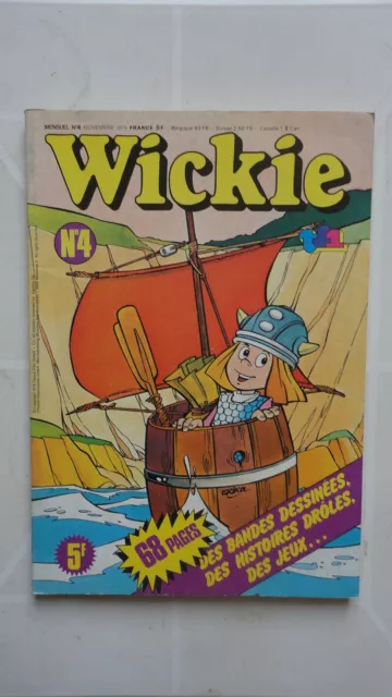 Bd Wickie N°4 Tf1 Moby Dick De 1979 Erik