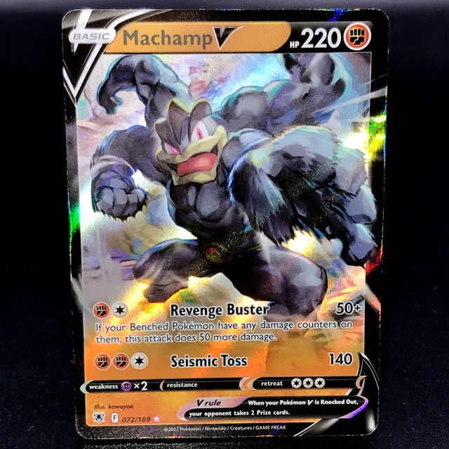 Machamp V - SWSH Astral Radiance 072/189 - Half-Art Rare Pokemon Card