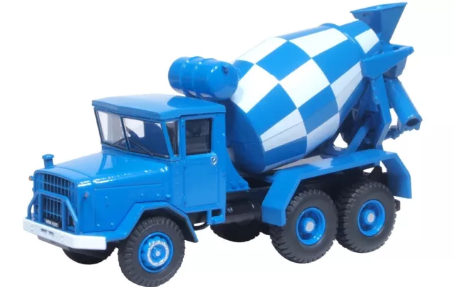 Oxford Construction Aec 690 Cement Mixer Truck Blue 76Acm001