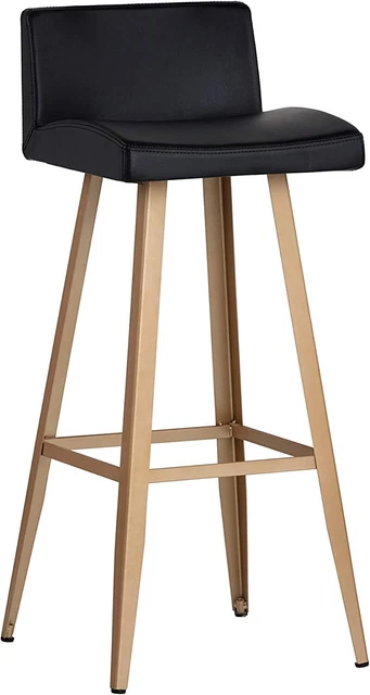 Sunpan 104042 Dani Barstool Gold Antique Black