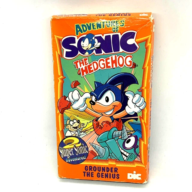 ADVENTURES OF SONIC The Hedgehog VHS Grounder The Genius Tested Works £
