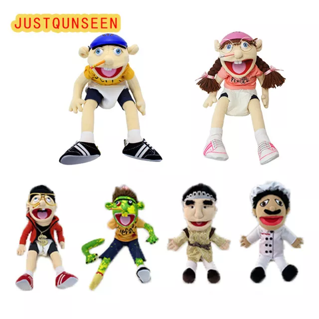 17Jeffy Hand Puppet Cartoon Plush Toy Stuffed Doll Soft Figurine Kids Baby  Gift