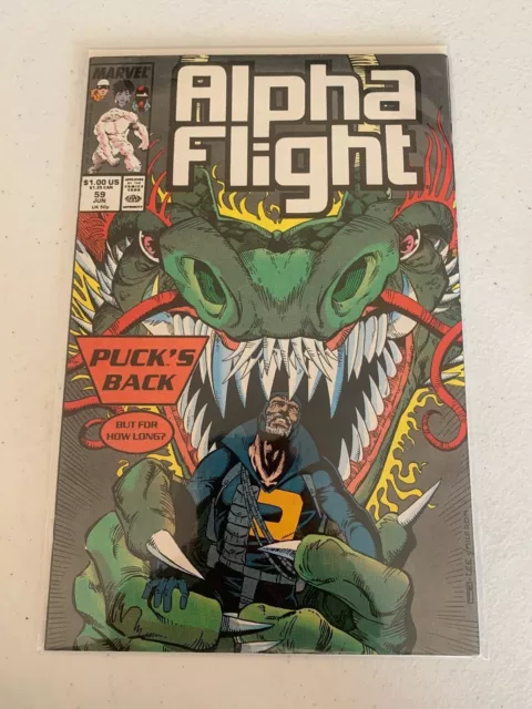 Alpha Flight # 59 Marvel Comics, NEAR MINT CONDITION - FREE SHIPPING