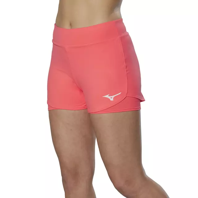 Mizuno Flex Short Neon Flame Support Tennis Padel Gym Sports Shorts Size XS 8