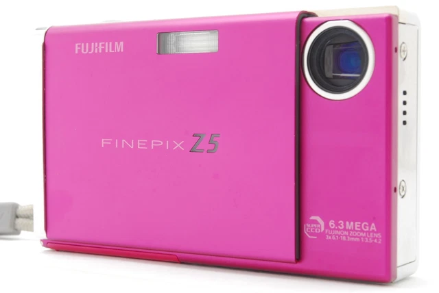NEAR MINT】 FUJIFILM FinePix Z5fd Pink Compact Digital