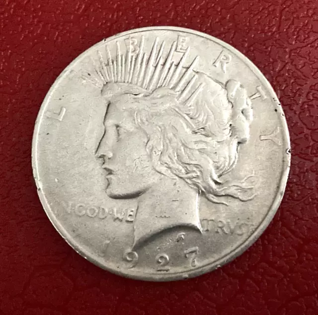 1927 Liberty Head (PEACE) Silver Dollar, Denver Minted 90% Silver