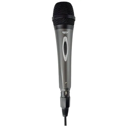 KARMA ITALIANA DM 531 Microphone Gris Microphone De Karaoké EUR 19