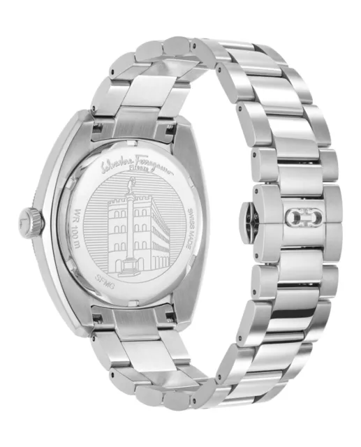 Ferragamo Mens Ferragamo Experience Stainless Steel 41mm Bracelet Fashion Watch 3